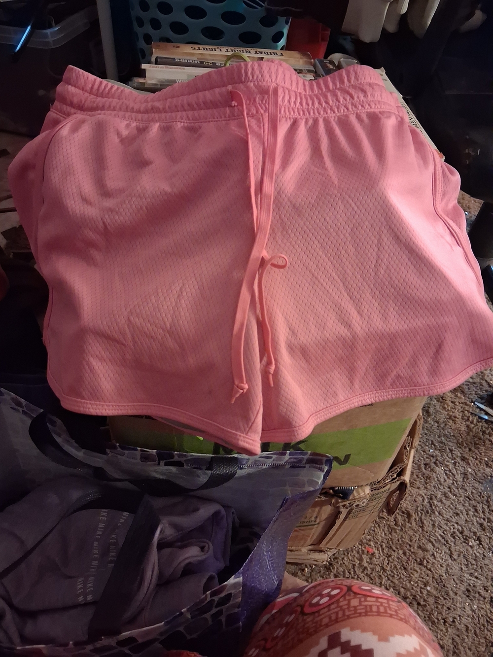 Danskin Pink Drawstring Athletic Shorts